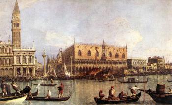 卡納萊托 Palazzo Ducale and the Piazza di San Marco 卡納萊托 Palazzo Ducale and the Piazza di San Marco